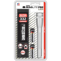 

MagLite SP2P10H Mini PRO LED 2-Cell AA Flashlight with Holster, Silver