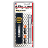 

MagLite SP+P10H Mini PRO+ LED 2-Cell AA Flashlight with Holster, Silver