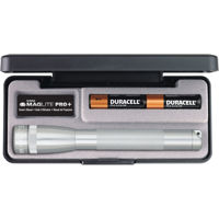 

MagLite Mini MagLite Pro+ 2-Cell AA LED Flashlight, Presentation Box, Silver