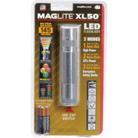 

MagLite XL50 LED Flashlight, 200 Lumens, 735' Beam Distance, Silver