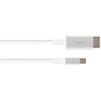 

Moshi 2m (6.56') Mini DisplayPort Male to HDMI Male Cable, White