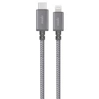 

Moshi 4' Integra USB-C Charge/Sync Cable with Lightning Connector for iPhone and iPad, Titanium Gray