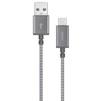 

Moshi Integra 0.8' USB-C to USB-A Charge Cable, Titanium Gray