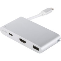 

Moshi USB-C Multiport Adapter for 12" Retina MacBook, Silver