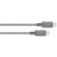 

Moshi Integra 6.6' USB-C to USB-C Charge/Sync Cable, Titanium Gray