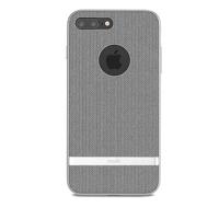 

Moshi Vesta Protective Fabric Case for iPhone 8 Plus - Herringbone Gray