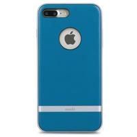 

Moshi Napa Vegan Leather Case for iPhone 7 Plus 8 Plus, Marine Blue