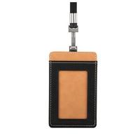 

Moshi Vegan Leather Badge Holder, Onyx Black