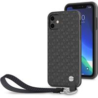 

Moshi Altra Case with Detachable Wrist Strap for iPhone 11, SnapTo, Shadow Black