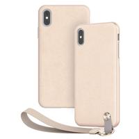 

Moshi Altra Slim Hardshell Case With Strap for iPhone XS Max, Savanna Beige