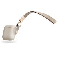 

Moshi Pebbo Case with Detachable Wrist Strap and LintGuard Protection for AirPods 1st and 2nd Generation, Savanna Beige