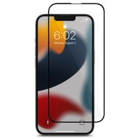 

Moshi AirFoil Pro Screen Protector for iPhone 13/13 Pro, Clear/Glossy, Black