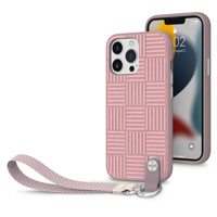

Moshi Altra Slim Hardshell Case with Strap for iPhone 13 Pro, Rose Pink
