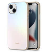 

Moshi iGlaze Slim Hardshell Case with SnapTo for iPhone 13, Astral Silver