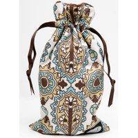 

Mod Brown & Green Bag, (Appx: 6x10.5") for Personal Accessories