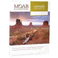 

Moab Entrada Rag Fine Art, 2-Side Natural Matte Inkjet Paper, 15.5 mil., 190gsm, 8.5x11", 25 Sheets