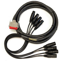 

Mogami Gold 50' 8-Channel AES Tascam/Digi Format DB-25 Male to XLR Male and Female Digital Audio Cable for Digidesign/Panasonic Digital Recording Machines