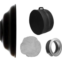 

Mola Demi Komplette Light Modifier Kit for Profoto Flash Heads, Includes 22" Beauty Dish Soft Lite Reflector and Kase-D Case
