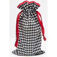 

Mod Houndstooth Bag, (Appx: 6x10.5") for Personal Accessories