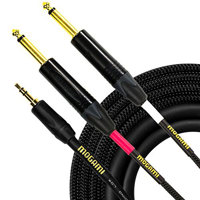 

Mogami 20' Gold Stereo Audio Adapter Cable, 3.5mm TRS to Dual TT Bantam