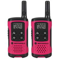 

Motorola T107 22-Channel 16 Mile Two-Way Radio, 2 Pack, Neon Pink