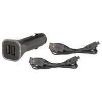 

Motorola Dual Slot Car Charger with 2 Detachable Micro-USB Connectors for T200, T400, & T600 Series