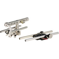 

Movcam Universal LWS and Top Handle Kit for Canon C500/C300/C100 Camera, Includes Quick Release Base Plate, Quick-Release Spacer, Rosette Bracket, 2x 15mm Aluminum Rod