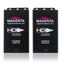 

Magenta Research HD-One DX-500 500' HDMI Extender Kit, Includes HDMI Video/Audio Transmitter, Receiver, 2x Power Supply