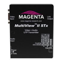 

Magenta Research MultiView II STx-A Video & Audio Transmitter, 1920x1200 Resolution, 75 Ohms Video In/Out Impedance, Magenta Magic & Copy Options