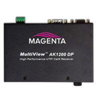 

Magenta Research MultiView II AK1200DP-A Receiver with Video & Audio or Transmit Only Serial, UTP Output for Daisy Chain Support and Akucomp II, 1220'