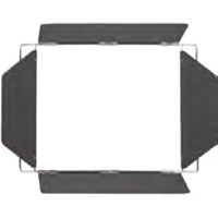 

Mole-Richardson 4 Light Shield Barndoor Set for 1K Nooklite