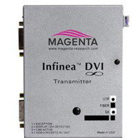 

Magenta Research Infinea DVI-SAP Video Transmitter, 1080p/Up to 1600x1200, Over UTP:Up to 600'/MMF:Up to 1640'/SMF:Up to 6.2mi Transmission Distance
