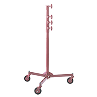 

Mole-Richardson Junior Size Standard 100" Wheeled Stand, 20 lbs Capacity