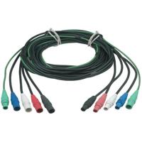 

Mole-Richardson 2/5 Banded Feeder Cable, 25', Cam-Lock, Reverse Ground
