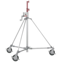 

Mole-Richardson Folding Wheeled Crank-Up Litewate Stand, 1.12" Yoke Pin, 120" High, 59" Low