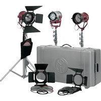 

Mole-Richardson Tweenie II and Teenie Tungsten 3 Light Combo Kit, 1950 Total Watts