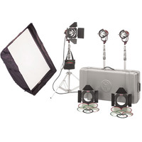 

Mole-Richardson Teenie-Weenie 3 Light Pro Kit, Bulbs, 1800 Total Watts