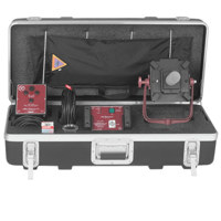 

Mole-Richardson MoleSource 400 Watt HMI Open Face 1 Light Kit, Fixture, Electronic Ballast, Cable, Lantern Softbox, HMI Bulb, Case