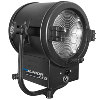 

Mole-Richardson 400W Studio JuniorLED Fresnel Light, Daylight (Non-DMX), 10" Borosilicate Glass, 5600K Color Temperature