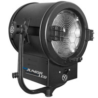 

Mole-Richardson 400W Studio JuniorLED 10" Daylight Fresnel-Grid with DMX, 5600K Color Temperature, Passive-forced Air Cooling