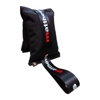 

Matthews Cordura 15 lb. Water Repellant Sandbag, Color: Black