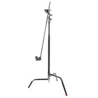 

Matthews 40" Century C Stand with 10.5' Spring Loaded Base, Grip Head and Arm Kit, 22lbs Maximum Load Capacity, Silver