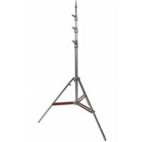 

Matthews Beefy Baby Triple Riser Steel Stand with Rocky Mountain Leg, Supports 20 lbs, Maximum Height 148" (12'4"), Chrome/Orange