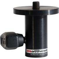 

Matthews Baby Ballhead Adapter - Mounts Ball Head to 5/8" or 1 1/8" Stud