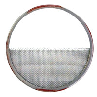 

Matthews 13-1/2" Half Double Stainless Steel Wire Diffusion Scrim
