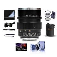 

Mitakon Zhongyi Speedmaster 50mm f/0.95 III Lens for Nikon Z Mirrorless Camera Mount, Manual Focus - Bundle With Lens Pouch, 67mm Filter Kit, Flex Lens Shade, Lens Wrap, Pro Software Package, And More