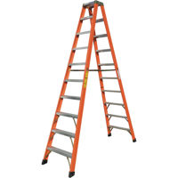 

Matthews 12' Double Sided Fiberglass Ladder, 300 lbs Capacity