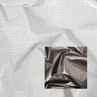 

Matthews 20x20' Griffolyn T55 Butterfly/Overhead Fabric, Black/White