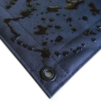 

Matthews 6x6' Griffolyn T90 Butterfly/Overhead Fabric, Black/White