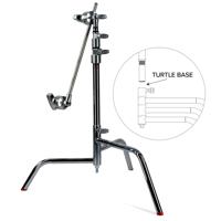 

Matthews 20" C+ Stand with Turtle Base, Grip Head and Arm, Maximum Height 33", Supports 22 lbs., Chrome.